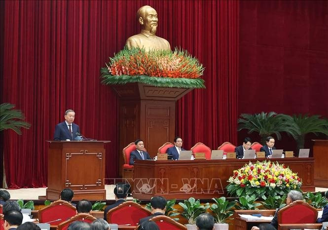 Hình ảnh khai mạc Hội nghị Trung ương Đảng khóa 13