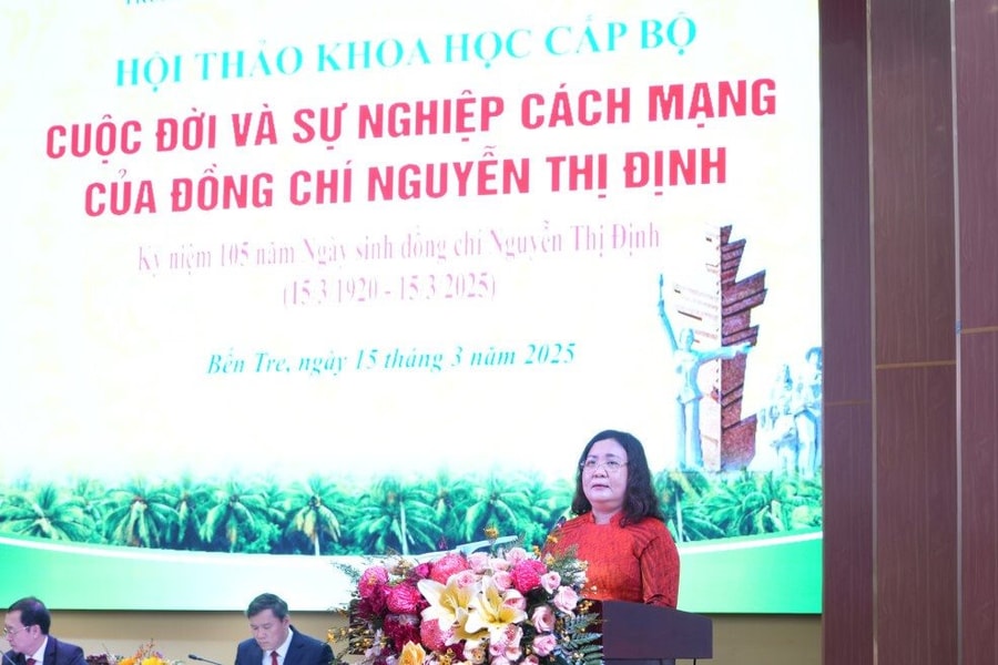 Hội thảo về nữ tướng Nguyễn Thị Định: Tấm gương phụ nữ Việt Nam kiên trung