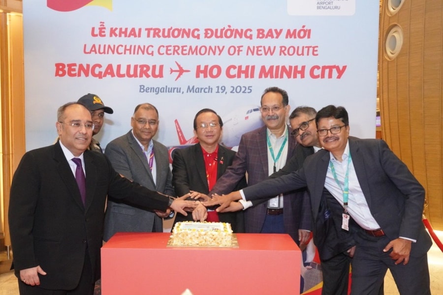 Không ngừng mở rộng mạng bay quốc tế, Vietjet khai trương đường bay đến Bengaluru và Hyderabad (Ấn Độ)