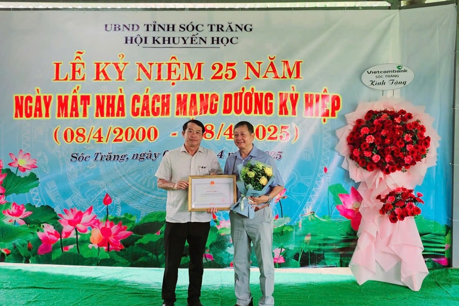Sóc Trăng tiếp nhận Quỹ học bổng Dương Kỳ Hiệp, tiếp sức học sinh nghèo