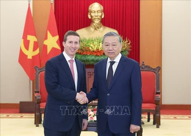 Tổng Bí thư Tô Lâm tiếp Tổng giám đốc Quỹ đầu tư Warburg Pincus của Mỹ