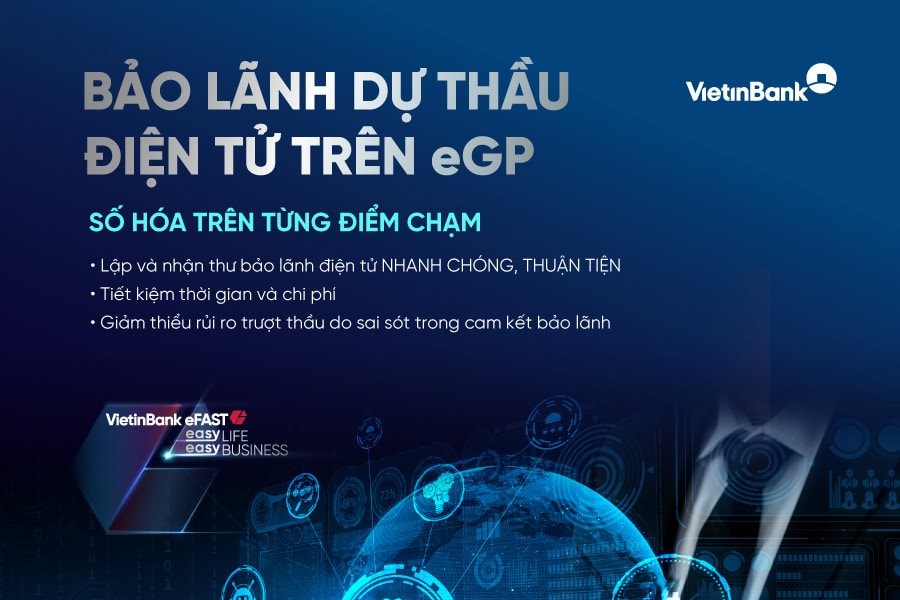 VietinBank tiên phong triển khai bảo lãnh dự thầu điện tử trên eGP