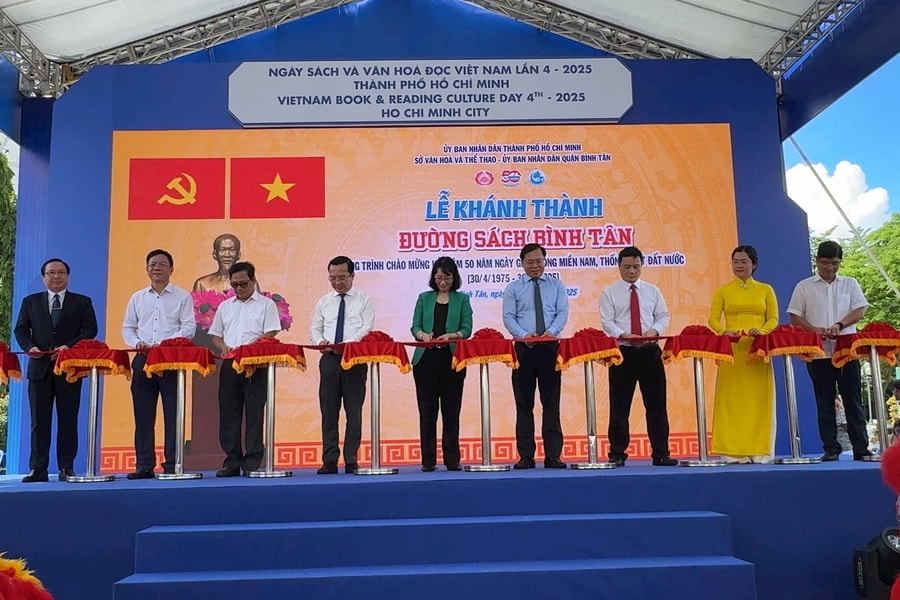 TP.HCM: Khai mạc Ngày sách và văn hóa đọc lần 4-2025, khánh thành Đường sách Bình Tân