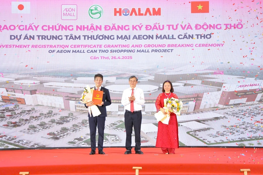 Lễ động thổ Trung tâm thương mại Aeon Mall Cần Thơ