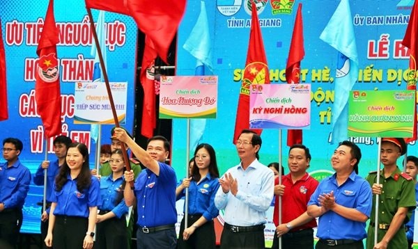 An Giang: Ra quân đợt sinh hoạt hè, mùa hè tình nguyện