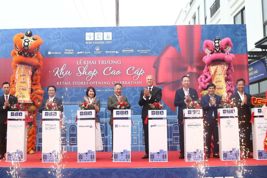 Khai trương khu shop cao cấp Ruby Tree Golf Villas, nâng tầm tiện ích Đồ Sơn