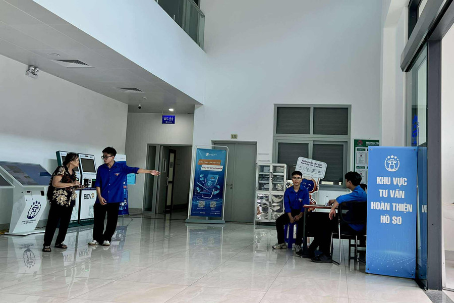 Hà Nội triển khai 15 tiện ích miễn phí tại trung tâm hành chính công