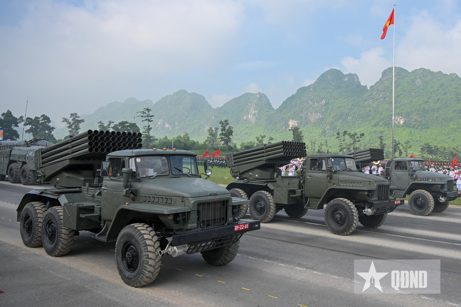 Pháo phản lực BM-21 tại đại lễ 2.9: Vũ khí thể hiện sự sáng tạo của Việt Nam