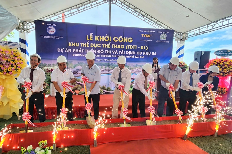 Cần Thơ khởi công Khu TDTT xanh 40 tỉ đồng