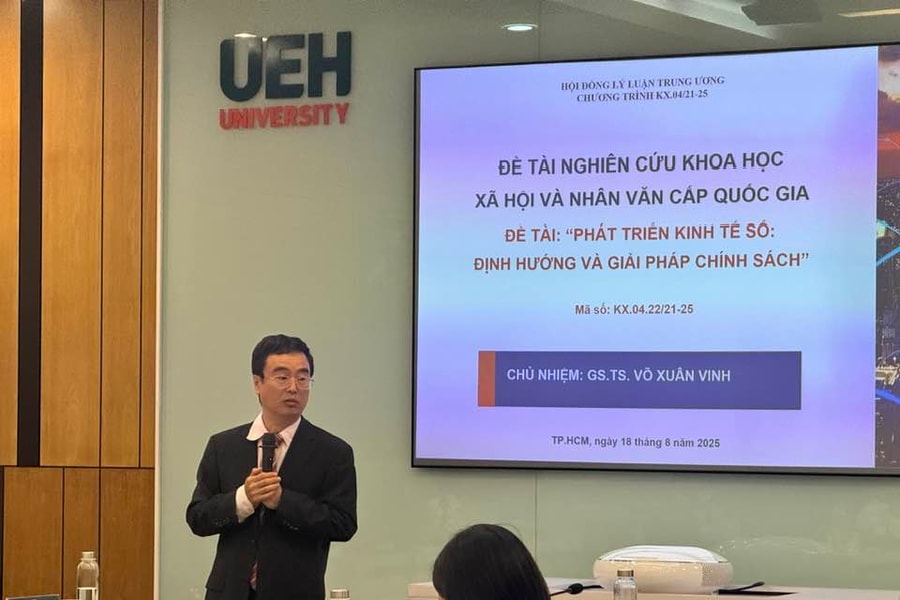 Nghiệm thu đề tài khoa học cấp quốc gia về phát triển kinh tế số