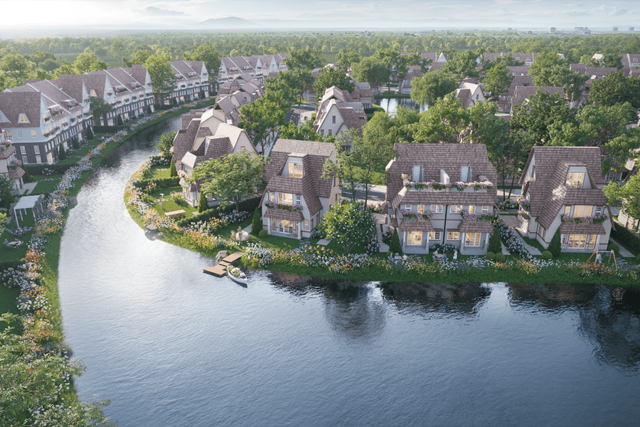 Đảo Châu Âu - Eco Central Park: Biệt thự compound định danh của nhà giàu xứ Nghệ