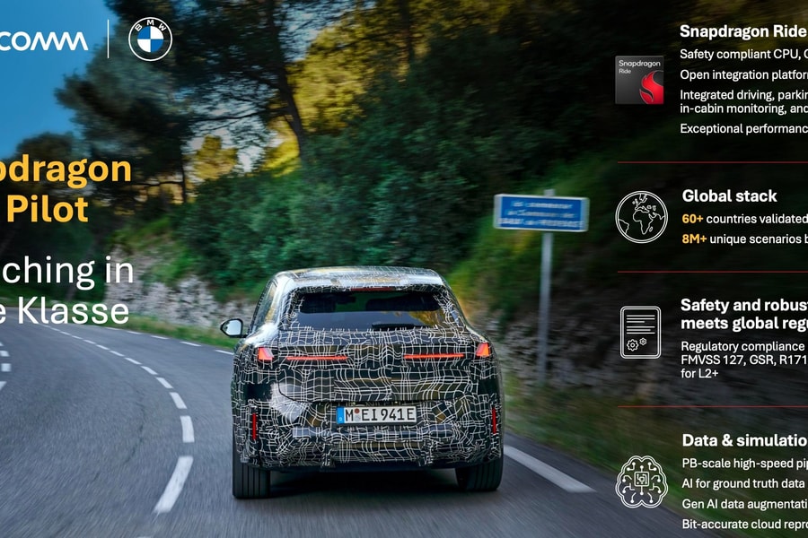 Hệ thống lái xe tự động Snapdragon Ride Pilot ra mắt trên BMW iX3