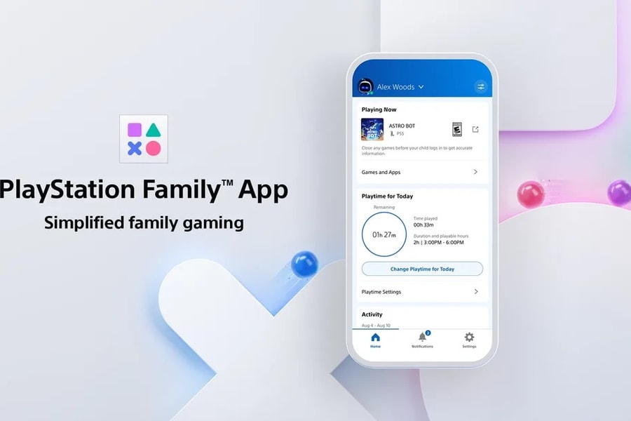 Quản lý thời gian chơi và hoạt động của con bằng ứng dụng PlayStation Family