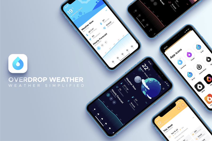 App thời tiết Overdrop: Tốt nhất cho Android hiện nay