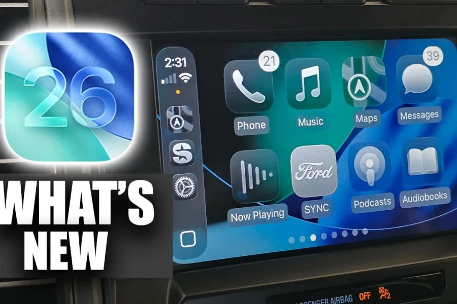 Đánh giá Apple CarPlay trên iOS 26: Giao diện mới, tính năng mới