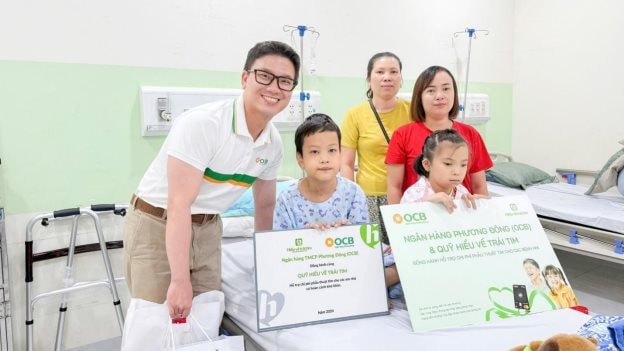 OCB tiếp tục đồng hành cùng Quỹ Hiểu về trái tim