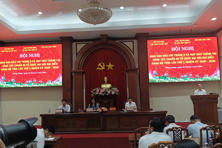 Đồng Tháp: Đại hội đại biểu Đảng bộ lần thứ I sẽ được chuyển đổi số 100%