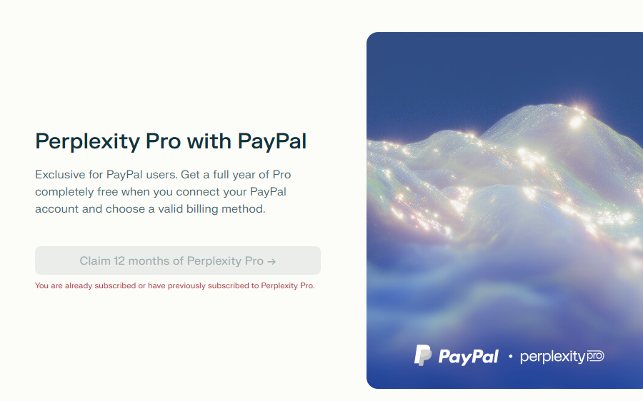 Perplexity Pro miễn phí 1 năm sử dụng và các hướng dẫn đăng ký chi tiết