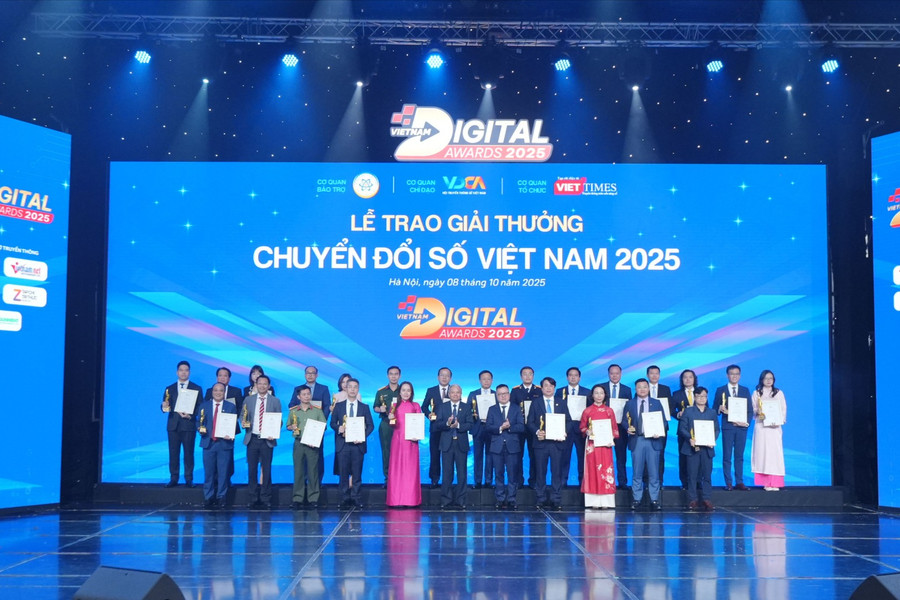 Vietnam Digital Awards 2025: Tôn vinh cơ quan, doanh nghiệp, sản phẩm chuyển đổi số xuất sắc