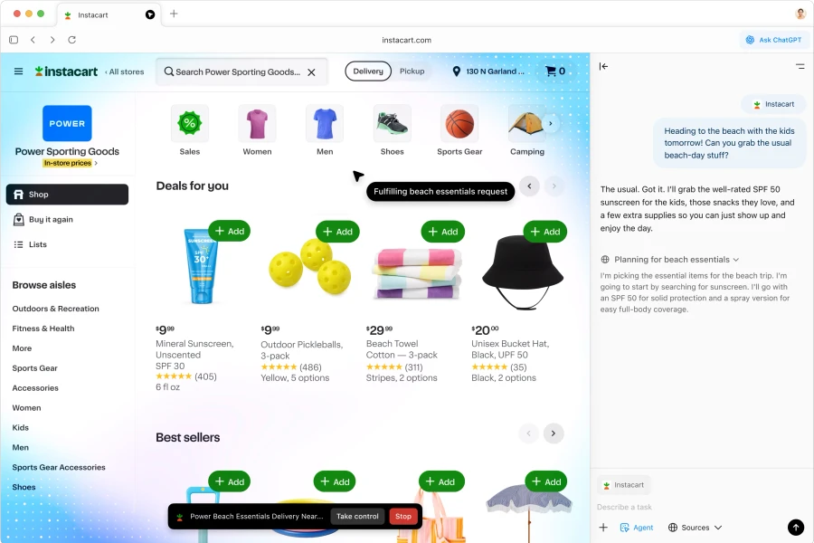 ChatGPT Atlas ra mắt, thách thức trình duyệt Google Chrome