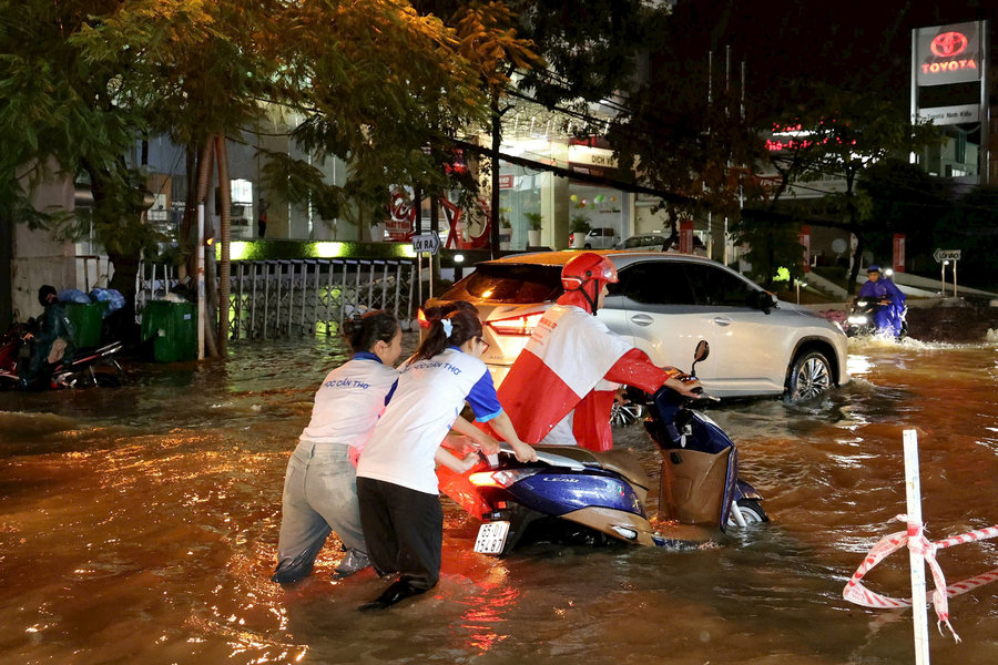TP.Cần Thơ mực nước cao kỷ lục