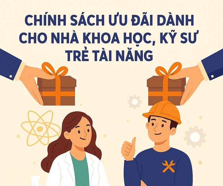 Hàng loạt ưu đãi cho nhà khoa học và kỹ sư trẻ tài năng