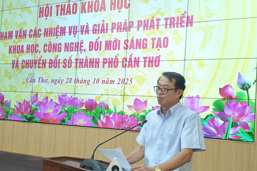 Cần Thơ: Sẽ thành lập Trung tâm khoa học công nghệ, chuyển đổi số của vùng ĐBSCL