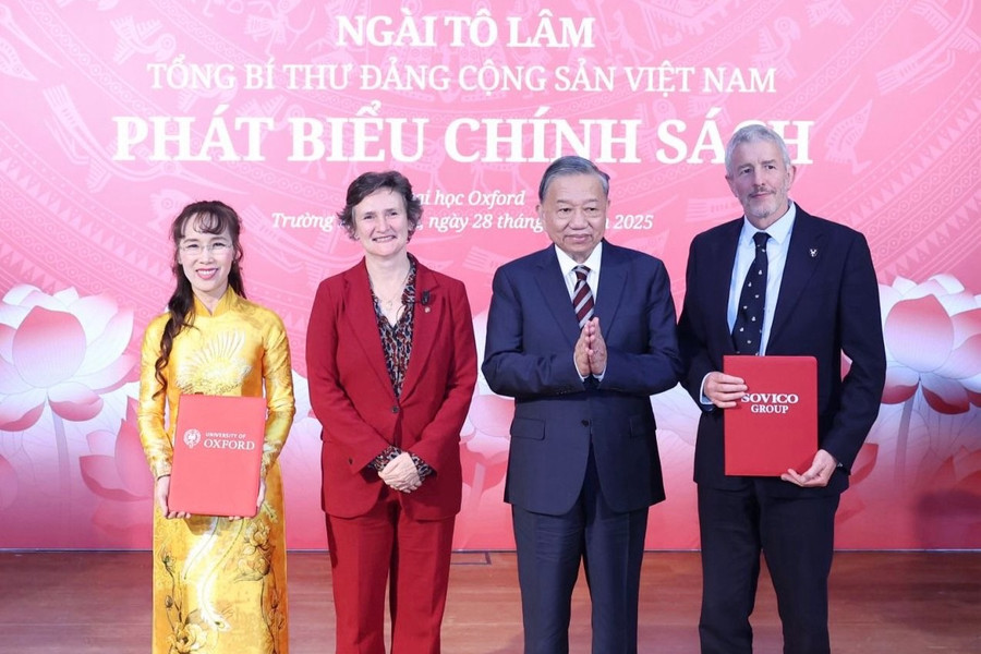 Đại học Oxford công bố Quỹ Học bổng Tiên phong dưới sự chứng kiến của Tổng Bí thư Tô Lâm