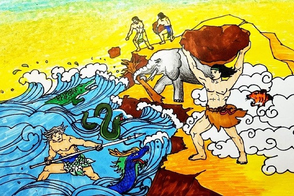 Thủy Tinh đại thắng vì Sơn Tinh quá yếu