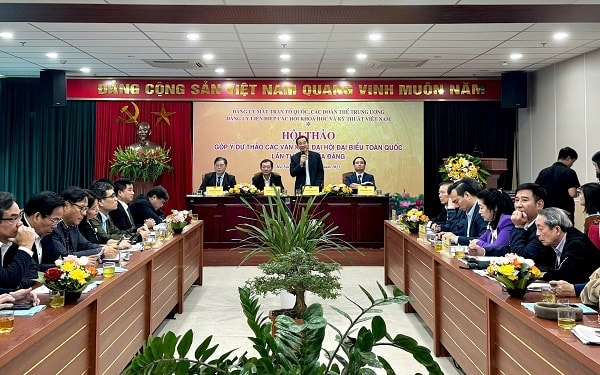 Liên hiệp Hội Việt Nam tổ chức hội thảo góp ý kiến dự thảo văn kiện Đại hội XIV của Đảng