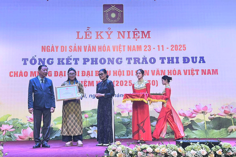 Lan tỏa niềm tự hào, tri ân những cống hiến vì sự nghiệp Di sản Văn hóa Việt Nam