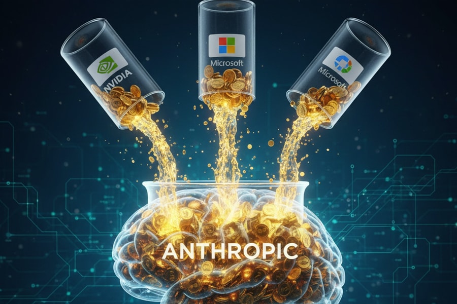 Lý do Nvidia, Google, Microsoft rót hàng tỉ USD giúp Anthropic trở thành thế lực AI