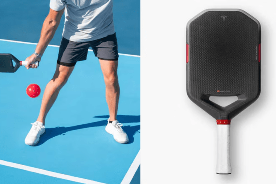 Tesla lấn sân pickleball, thiết kế vợt công nghệ mang tinh thần khí động học của xe
