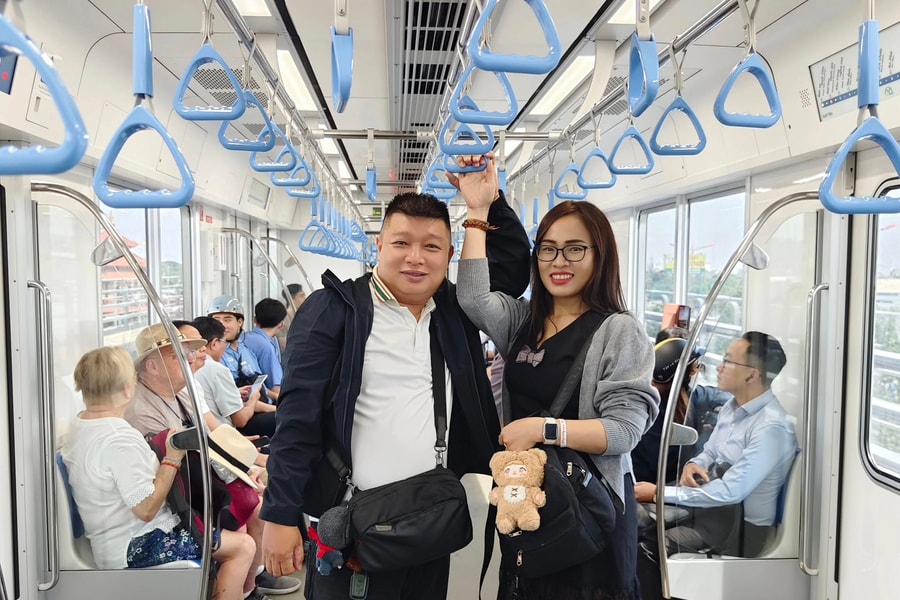 Tết Dương lịch 2026, người dân đi metro Bến Thành - Suối Tiên không tốn tiền