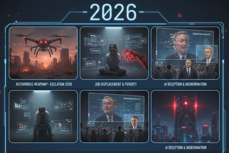 6 kịch bản đáng lo ngại về AI năm 2026