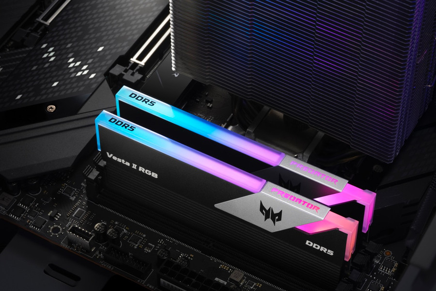 Acer Predator Vesta II DDR5: RAM gaming tốc độ lên tới 7.200 MHz