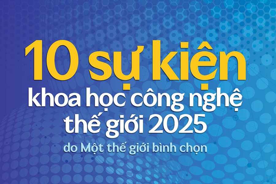 10 sự kiện khoa học công nghệ thế giới 2025 do Một thế giới bình chọn