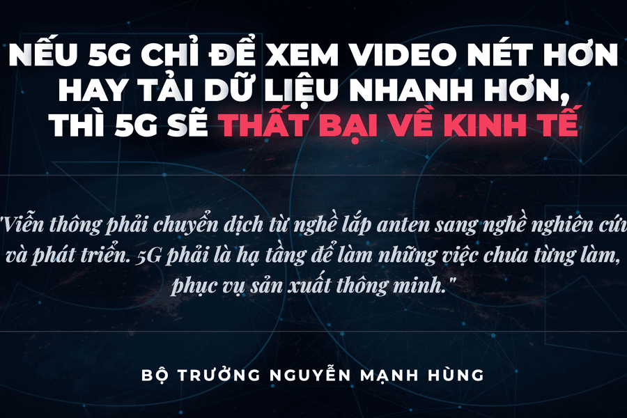 Bộ trưởng Nguyễn Mạnh Hùng cảnh báo tương lai tệ hại của ngành Viễn thông