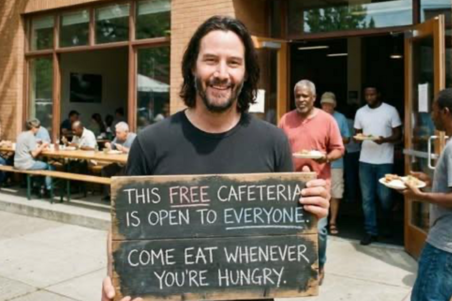 Tài tử Keanu Reeves đầu tư 350 triệu USD cho bếp ăn cộng đồng miễn phí