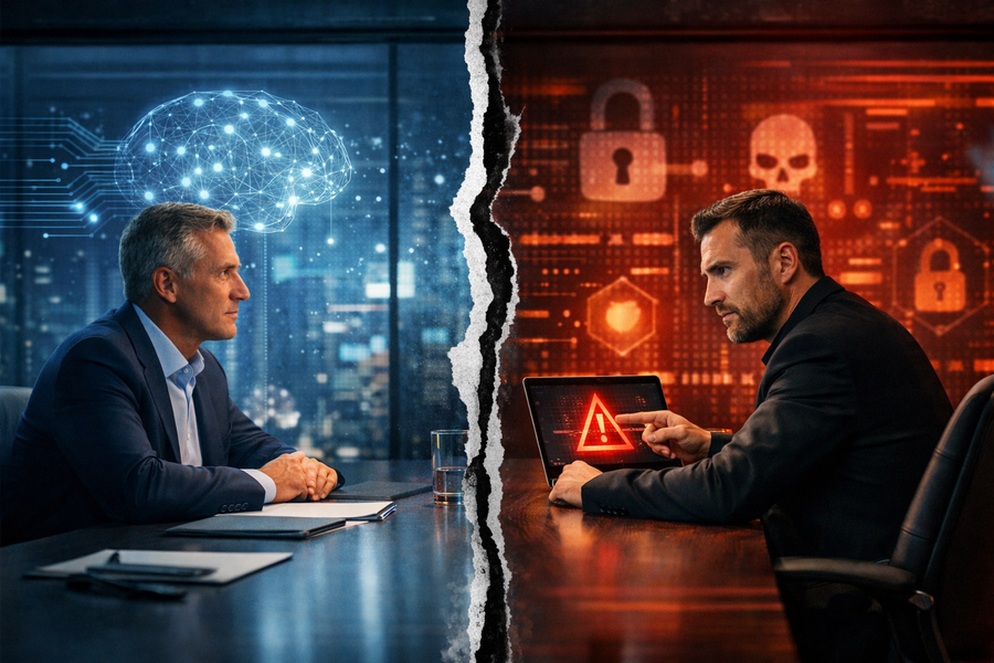 AI gây chia rẽ giới lãnh đạo: CEO lạc quan, CISO lo ngại rủi ro an ninh mạng