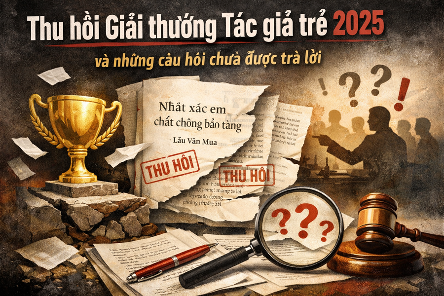 Thu hồi Giải thưởng Tác giả trẻ 2025: Những câu hỏi chưa được trả lời