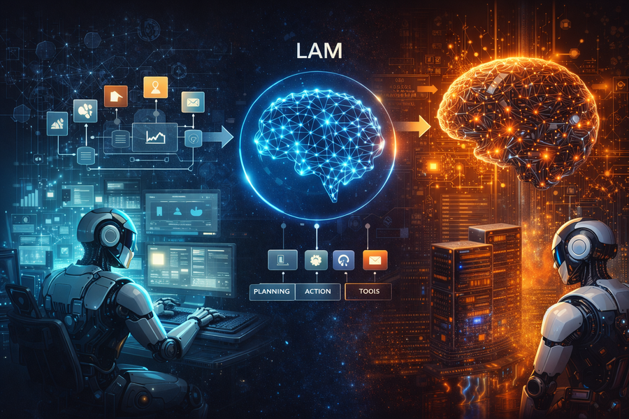 LAM khác gì tác tử AI và có phải bước đột phá của LLM?