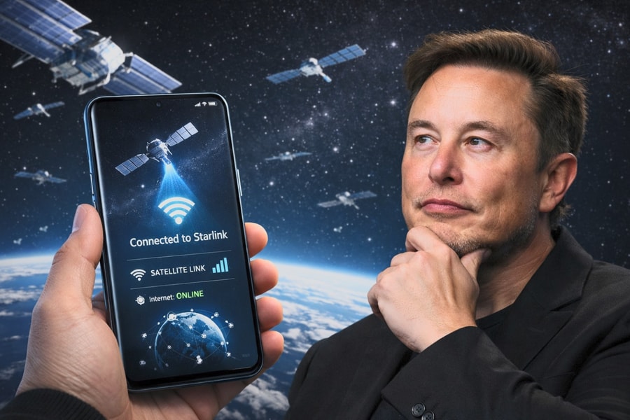 SpaceX có thể tạo thiết bị di động kết nối trực tiếp với Starlink, Elon Musk lên tiếng
