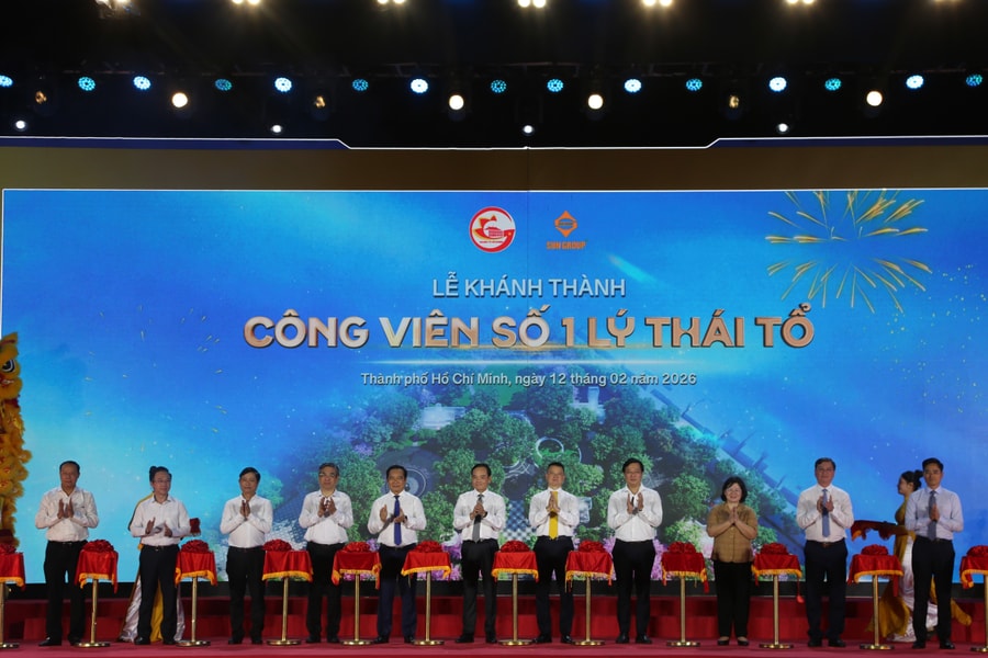 Khánh thành công viên số 1 Lý Thái Tổ - Biểu tượng sự tri ân và hồi sinh của TP.HCM