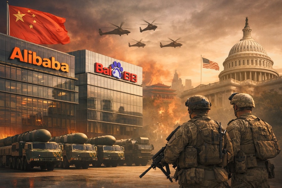 Mỹ đưa Alibaba, Baidu, BYD vào danh sách bị cáo buộc hỗ trợ quân đội Trung Quốc