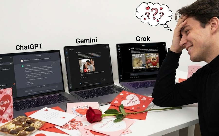 Quân sư AI nào viết lời tỏ tình ngày Valentine hay nhất?