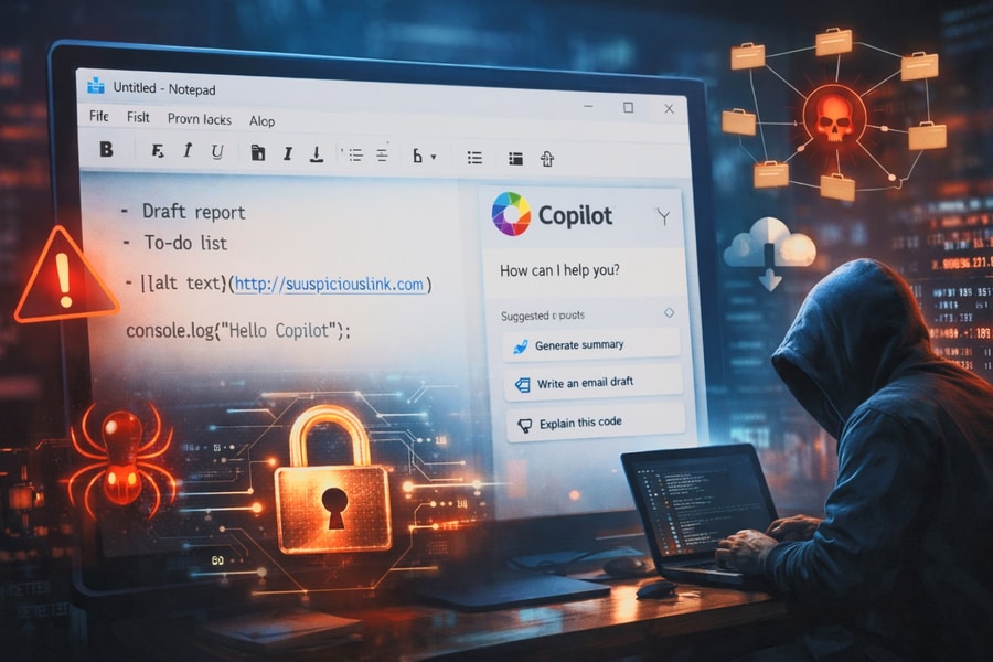 Notepad được Microsoft bổ sung nhiều tính năng, làm tăng nguy cơ bị hacker tấn công