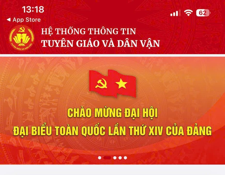 Ứng dụng Tuyên giáo và Dân vận: Nền tảng thông tin chính thống của Đảng trên không gian số