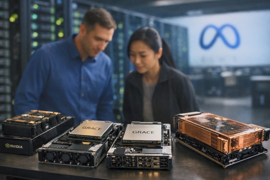 Meta chi hàng tỉ USD mua thêm hàng triệu chip AI Nvidia, gồm cả CPU
