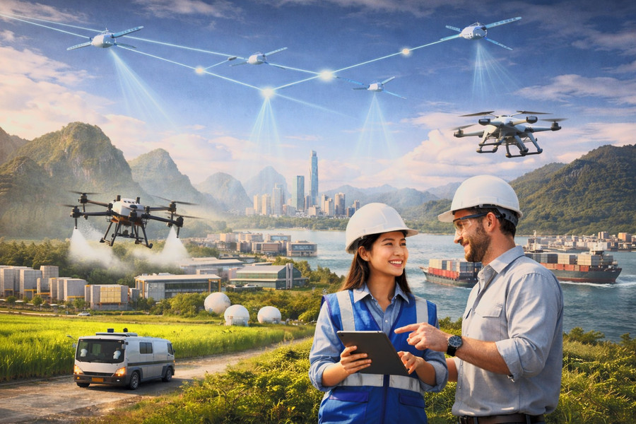Starlink giúp Việt Nam phát triển nền kinh tế tầm thấp và thu hút các tập đoàn quốc tế
